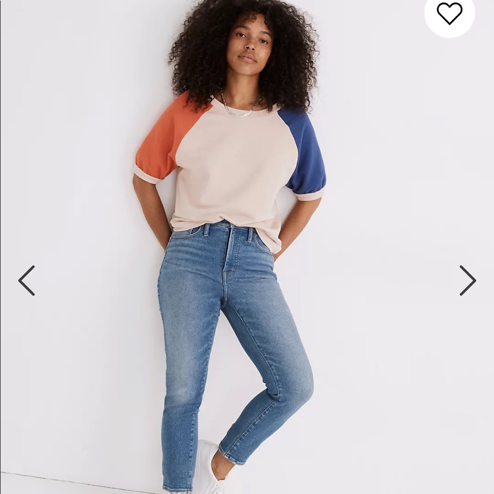 MADEWELL STOVEPIPE JEANS - SIZE 28/6